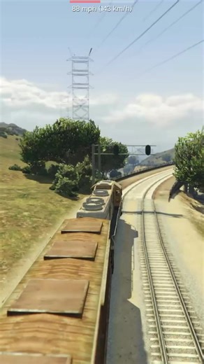What Happens If You Drive a Train at Full Speed in Every GTA Game? #Gta5 #GtaGames #train #Comparision #GrandTheftAuto