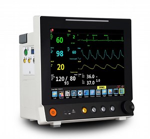 [Hot Item] 12" Inch Virgo Monitor Medical Portable Multi-Language Bedside Six Parameters