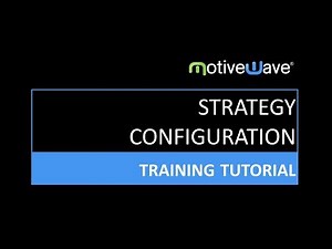 Strategy Configuration in the MotiveWave Trading Platform