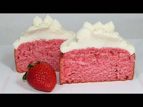 Strawberry Cake Recipe: How to make a homemade strawberry cake from scratch
