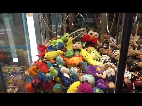 Mini licensed plush at Dave and Busters - Claw Machine Wins