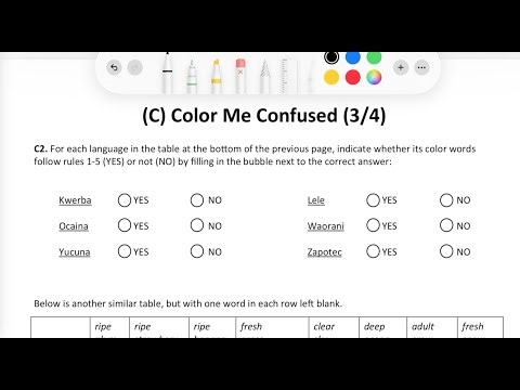 NACLO Walkthrough (Advanced Level) - Color Me Confused (part 3)