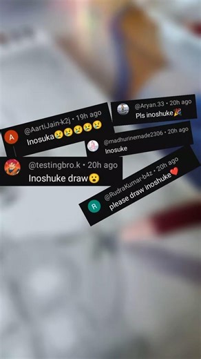 This is How I draw The Inosuke hashibira from Demon slayer😈#inosuke#shorts