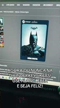 AGORA OU NUNCA NA THUNDERKEYS USE ALANCLEBER E SEJA FELIZ!
