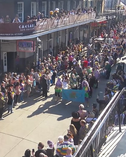 EarthCam on Instagram: "Laissez les bons temps rouler! 💚💜💛 In one month, experience all the Mardi Gras celebrations in New Orleans live via EarthCam as you virtually transport yourself to the French Quarter!"