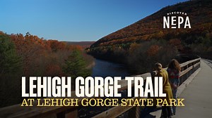 We headed out with some friends for an autumn hike on the Lehigh Gorge Trail at Lehigh Gorge State Park! Check out our scenic journey that began at the Glen Onoko Access Area in Jim Thorpe, and note that additional parking is available at the Rockport and White Haven Access Areas. 🍂 #DiscoverNEPA | DiscoverNEPA