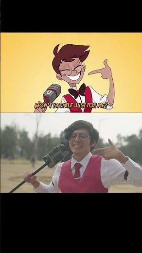 Hazbin Hotel DAISIES Live Action (1) #cinematic #alastor #filmmaker #hazbinhotel #inreallife #acting