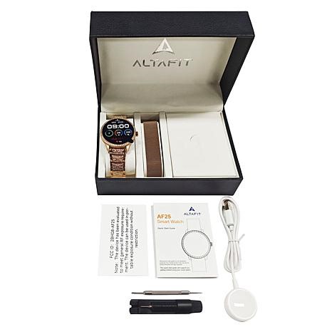 AltaFit Bluetooth Smartwatch with Extra Milanese Band & Tools | HSN