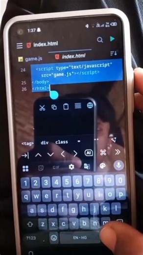 Mobile se coding #learn #code #programming #shorts #ai