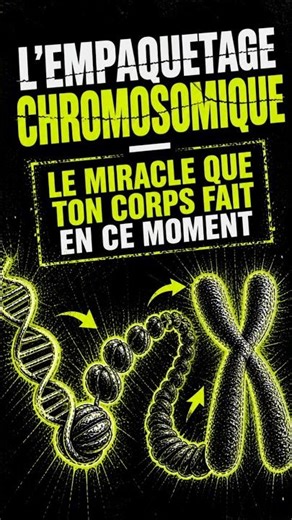 Comment 2 mètres d'ADN tiennent dans une cellule invisible 🧬