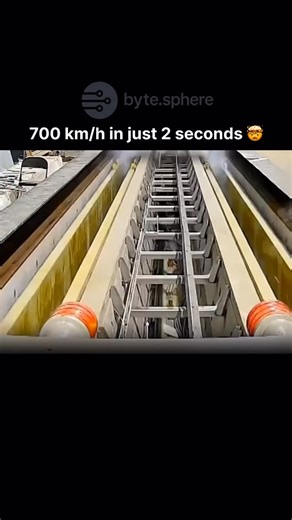 bytes.sphere on Instagram: "No Copyright intended. Please DM for credits/removal. Chinese researchers have achieved a major engineering breakthrough by accelerating a ton-class test vehicle to 700 km/h in just two seconds. The experiment was carried out on a 400-meter maglev track using a superconducting electromagnetic propulsion system, officially setting a new world record for acceleration. This achievement demonstrates unprecedented control over high-speed electromagnetic propulsion and coul