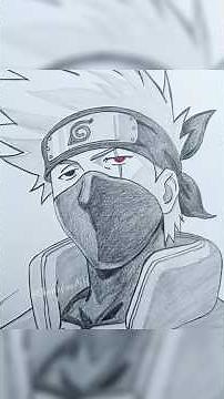 Drawing Kakashi Hatake step by step