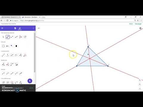 Tutorial geogebra: Parte 1 "GeoGebra geometria"