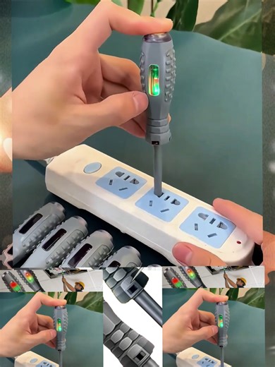 Multifunctional Voltage Tester Screwdriver Set with Light