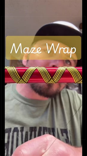 Stunning Maze Wrap Technique for Custom Fishing Rods