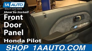 How To Remove Front Door Panel 2003-08 Honda Pilot