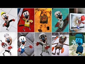 All JUMPSCARES of Mini Rods in Ice Scream 6