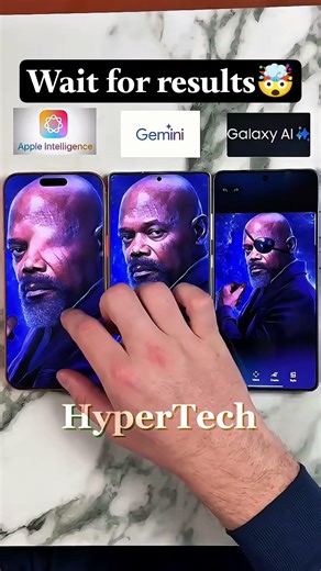 Apple vs Gemini vs Galaxy AI 🤯 AI Photo Editing Comparison | Shocked Results! #hypertech #ai #aivsai