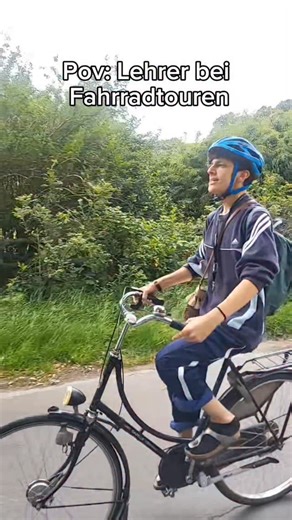 ismail on Instagram: "Pov: Lehrer bei Fahrradtouren 😅 #schule #comedy #funny #lustig #lehrer"