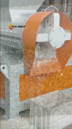 Industrial Spiral Shredder for Textile Waste – Fiber Cloth Shredding Demo