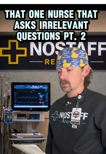 That one nurse with all the irrelevant questions PART 2 ✌🏼🤦‍♂️ #nursesoftiktok #blackcloudbros #nursehumor #relatablenurse #nursetok