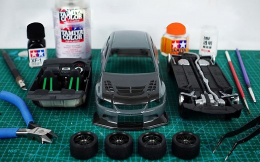 制作1/24 比例模型车，这超还原的细节你们爱了吗？