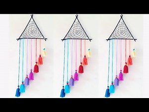 Woolen Wall Hanging | Wall Hanging Craft Ideas | Woolen Craft | Woolen Thread Craft | #wallhanging