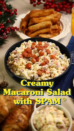 Make your favorite macaroni salad even better with the iconic flavor of SPAM Philippines. Imagine this creamy and delicious treat topped with a savory kick that we all know and love. It’s a great dish to bring more festivity this Christmas and, best of all, it’s easy to make! You can relive the taste that you grew up with and, of course, create more memories with your family through SPAM® Luncheon Meat. Christmas may be a time of reunion, but it’s a time of remembering special moments that reall