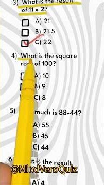 Can You Solve These 7 Math Questions? 🧠➗ | Quick Math Quiz