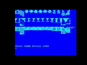 BBC Micro Knight Lore - ALIEN graphics