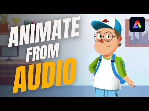 How to Animate a Character From an Audio File Online - Cartoon Animation
