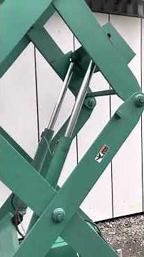 確認動画【3m】 1t 河原 KTL-1020-25-1 2段式 電動 油圧式 テーブル リフト リフター 昇降リフト 高さ500〜3,000mm 1,000kg 寸法 2m×1m 200V