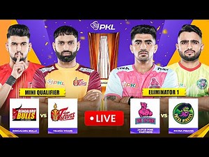 PKL 12 LIVE | Mini Qualifier: Bengaluru Bulls vs Telugu Titans |Pro Kabaddi League 12 Watchalong