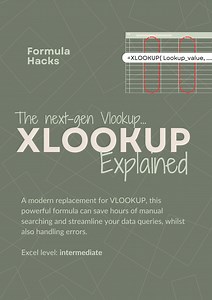 Excel XLOOKUP Guide | Beginner-friendly Formula Tutorial (digital Download) - Etsy