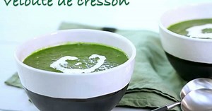 La recette express du velouté de cresson