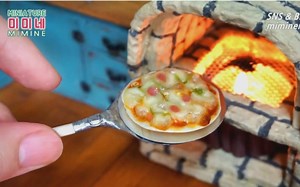 【Miniature Cooking】用微缩厨房制作的超mini披萨