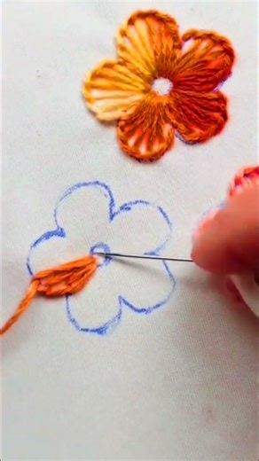 beautiful flower embroidery designs tutorial for beginners #embroidery #hack #tutorial