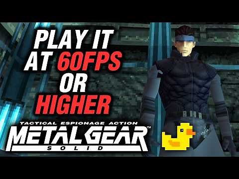 You Can Play MGS1 on PC at 60fps!