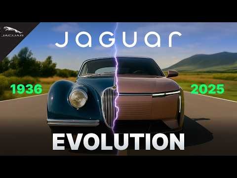 Jaguar Car Transformation | 1936–2025 | Full Model Evolution in 5 Minutes
