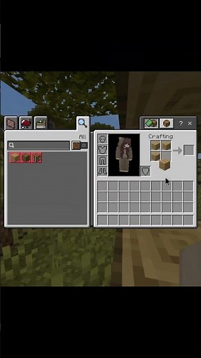 How to Craft a Crafting Table (Bedrock 1.21.132) #minecraft #mc