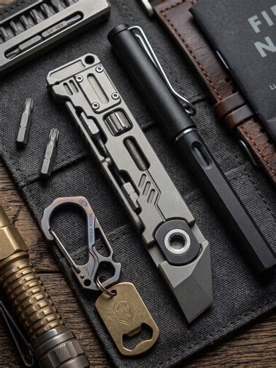 🛠 13 Tools in 1! From pry bar to everlasting pen, tackle any task anywhere. Compact, durable, and ready for adventure! Check it out 👉 [link in bio] #EDC #EverydayCarry #MultiTool #SurvivalGear #TacticalTools