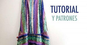 Tutorial y patrones de la falda de moda
