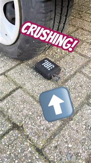 JBL Go 3 vs CAR 💀