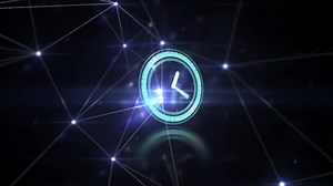 Animation Network Connections Clock Moving Fast Global Connections Networks Data