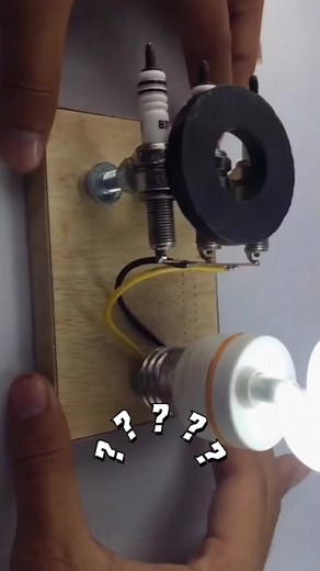 DIY Perpetual Motion Generator with Spark Plug Discharge