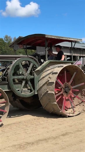 Rumely oil pull tractor & a John Deere 720 👍 Rollag Minnesota #shorts
