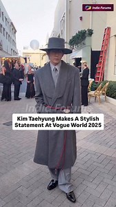 6.6K views · 16 reactions | BTS’ V made a striking appearance at Vogue World 2025, serving his signature blend of charm and sophistication. The global icon once again proved why he’s a true style icon on and off the stage. . . . #BTSV #KimTaehyung #VogueWorld2025 #VogueWorld #Taehyung #BTS #FashionIcon #StyleGoals #RedCarpetLook #VogueEvent #FYP #Explore #Viral #Trending #Instagram #IndiaForums | India Forums | Facebook