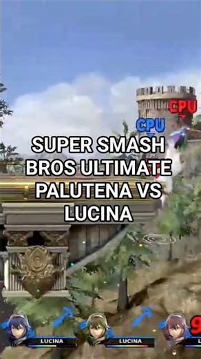 Super Smash Bros Ultimate Palutena VS Lucina