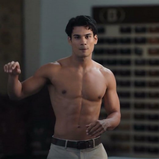 Drew Tanner Shirtless Scene in Work It (Slowmo Muscle)