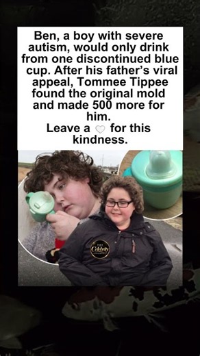 Company Recreates Discontinued Cup for Autistic Boy After His Father’s Viral Appeal #short